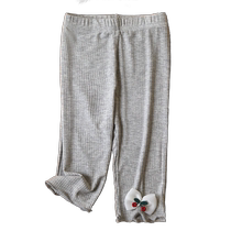 2024 Summer Thin Girls Baby Cropped Pants Childrens Versatile Leggings Girls Wear Western Style Anti-mosquito Pants