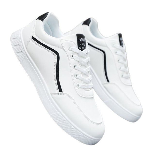 Paul's new men's shoes 2025 autumn white shoes Korean version trend versatile sneakers youth leisure sports trend