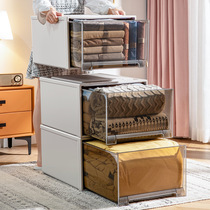 Storage box drawer type thickened wardrobe plastic household clothes storage box clothing organizing box wardrobe storage box