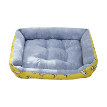 Pet kennel rectangular kennel thickened warm mat large dog golden retriever small kennel adult cat and kitten kennel
