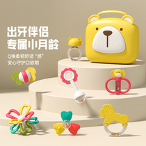 Baby toys 0-1 years old newborn baby soothing rattle to put to sleep small month old baby early education gift 3-6 months