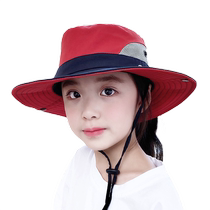 Girls outdoor sun hat fishermans hat sun protection sun hat breathable mountaineering hat boys baby hat UV protection