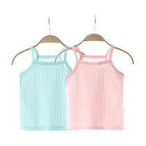Girls summer cotton camisole sleeveless baby clothes baby breathable bottoming shirt childrens underwear thin section
