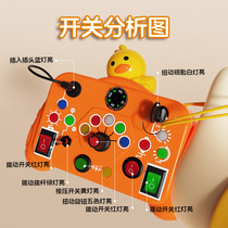 Children Busy Machines Montessori Early Teach Baby Toys Puzzle Consoles Enlightenment Cognitive Switch Operation Games