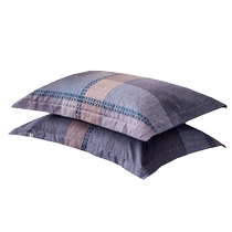 Brushed pillowcase 2024 new pure cotton pair 48x74cm adult single pillowcase student dormitory pillow core cover