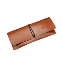 2024 New Portable Glasses Case Original Soft Leather Sunglasses Myopia Glasses Simple Creative Retro Glasses Cloth for Men and Women
