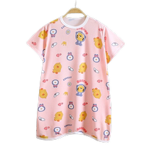 Childrens one-piece pajamas for girls 2024 new modal short-sleeved baby summer thin air-conditioned clothing anti-kick sleeping bag