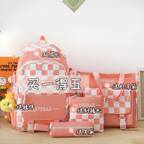 2024 New School Bags Large Capacity Junior High School Girls Good-Looking High School Students Elementary School Students Third to Sixth Grade Backpack Girls