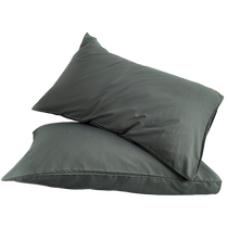 ins style dopamine solid color washed cotton pillowcases a pair of 48cmX74cm pillowcases single pillowcase liner