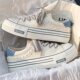 Summer Thick Soled Canvas Shoes Women's Shoes New 2026 Spring and Autumn popular Casual Sports Sneakers Versatile White Shoes High Tops