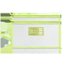 Thickened subject classification file bag zippered double-layer large-capacity file bag student-specific information bag