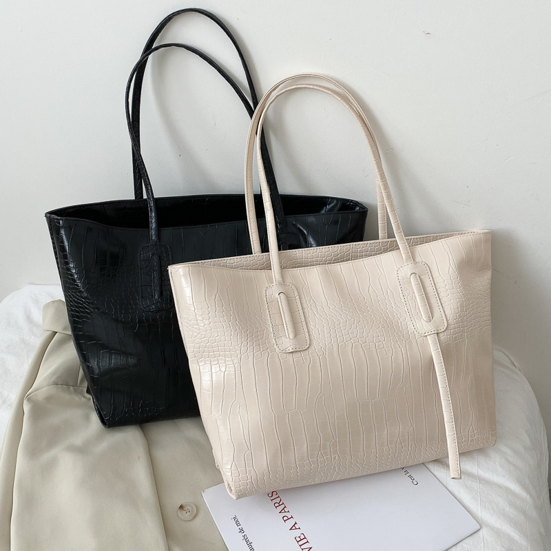 Fashionable Versatile Simple Large-Capacity Shoulder Bag Women's Bag 2026 New Trendy Internet Celebrity Bag Handbag Tote Bag