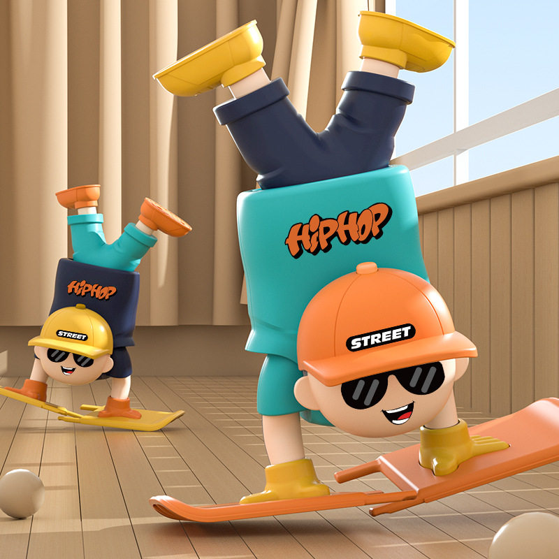 Children's electric toy headstand Walking Cartoon Street Dance Paparazzi Light Music Dancing Fun Robot in the same section-Taobao