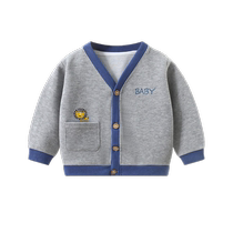 Autumn clothing spring and autumn boys baseball uniforms cardigan jackets childrens clothing childrens clothing children 1 year old and 3 years old baby children baby street autumn