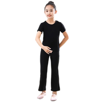Childrens dance practice clothes girls modal short-sleeved tops long-sleeved dance pants grade examination suit Chinese dance