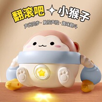 Electric tumbling monkey baby toy 0-1 years old learning crawling and raising head practice training puzzle early education 3 baby 6 months 4 seven years old