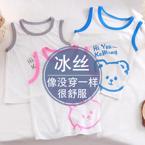 女童背心夏季2024新款男宝宝中小童洋气薄款打底儿童无袖吊带上衣