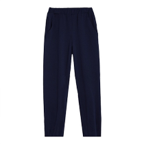 School uniform pants for primary and secondary school students one stripe spring and autumn warm two stripes loose straight school pants childrens sports pants