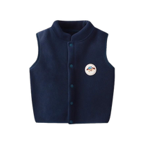 Childrens vests for boys and girls in autumn and winter plus velvet and thickened vests for older children warm vests baby vest tops