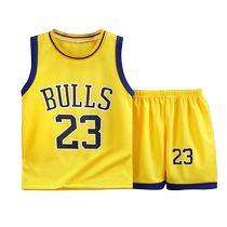 Ensemble duniforme de basket-ball pour enfants uniforme dentraînement sportif dété pour garçons jeu de maternelle gilet en jersey à séchage rapide ensemble deux pièces