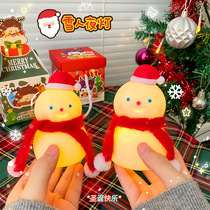 New Christmas Snowman Night Light Christmas Atmosphere Light Creative Desktop Ornaments for Girls Small Gift Decorations