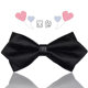 Double-Layered British-Style Children's Bow Tie for Elementary School Students, Performance Bow Tie, Red and Black, Boys' Shirt, Suit Collar Flower