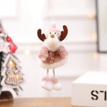 Christmas decorations Santa Claus Snowman Christmas tree peripheral accessories scene decoration small ornaments