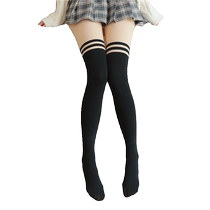 Fake two-piece over-the-knee pantyhose with velvet and thickened stitching stockings for women with bare legs in autumn and winter leggings and calf socks