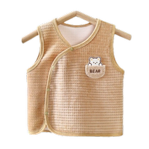 Baby vest spring and autumn outer wear warm childrens vest autumn and winter baby boy vest top newborn vest for women