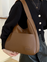 Bags Womens Large Capacity 2024 New Summer Soft Leather Bucket Bag Commuting Tote Bag College Student Class Shoulder Bag