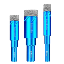 瓷砖钻头打孔钻干打神器大理石玻化砖全瓷磁砖玻璃开孔器专用钻头