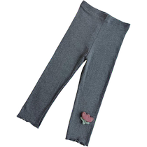Girls pants leggings spring and autumn 2024 new outer wear girls spring and autumn pants medium and large childrens versatile trendy style