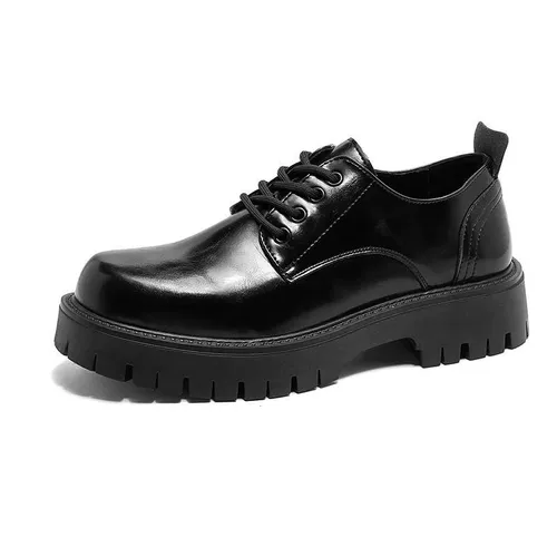 Martens, Ding Boots, осенний пиджак классического кроя в английском стиле, повседневные туфли, крупный округлый носок