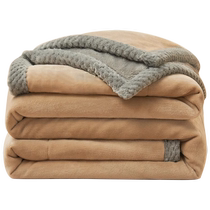 Thick coral milk flannel blanket winter mattress plush sheets single student dormitory plush