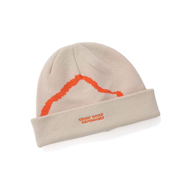 Mountaineering wool hat snow mountain hat women autumn and winter outdoor warm knitted ear protection cold hat sports ski pullover hat