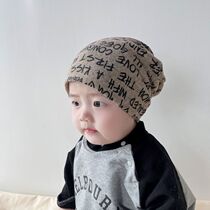 Childrens Hats Boys Autumn and Winter Baby Hats Spring and Autumn Style New Pullover Hats Mens and Womens Baby Hats Ear Protection Hats
