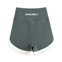 Summer outer wear thin contrasting color shorts leggings high-waisted safety pants three-point no-embarrassing line shark pants for women