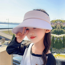 Sun protection hat for women anti-UV outdoor cycling sun hat empty top to cover face beach internet celebrity same style sun hat