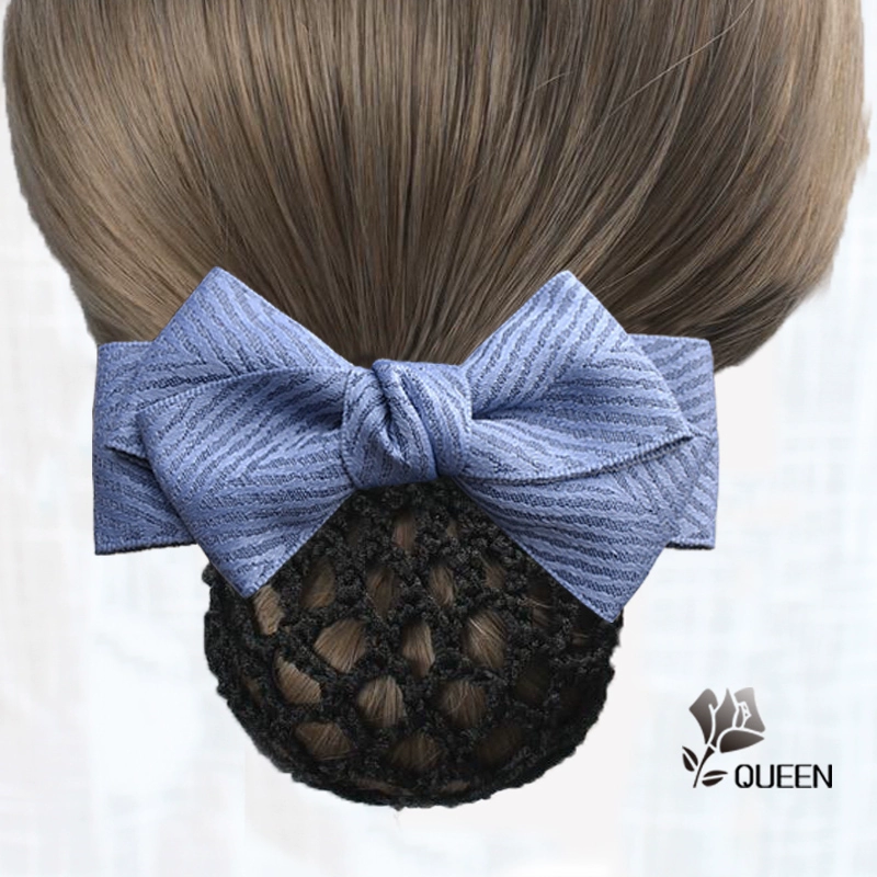 Nghề nghiệp đầu hoa nữ túi lưới tóc tóc lưới Phiên bản Hàn Quốc của tiếp viên thanh lịch phụ kiện tóc y tá khách sạn ngân hàng làm việc cung - Phụ kiện tóc kẹp tóc nữ