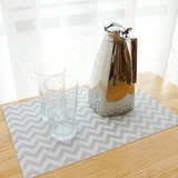 Сортировать подушку для обеденного стола в стиле японской стили ПВХ против стекла подушки для подушки для подушки европейской в ​​стиле западных продуктов.