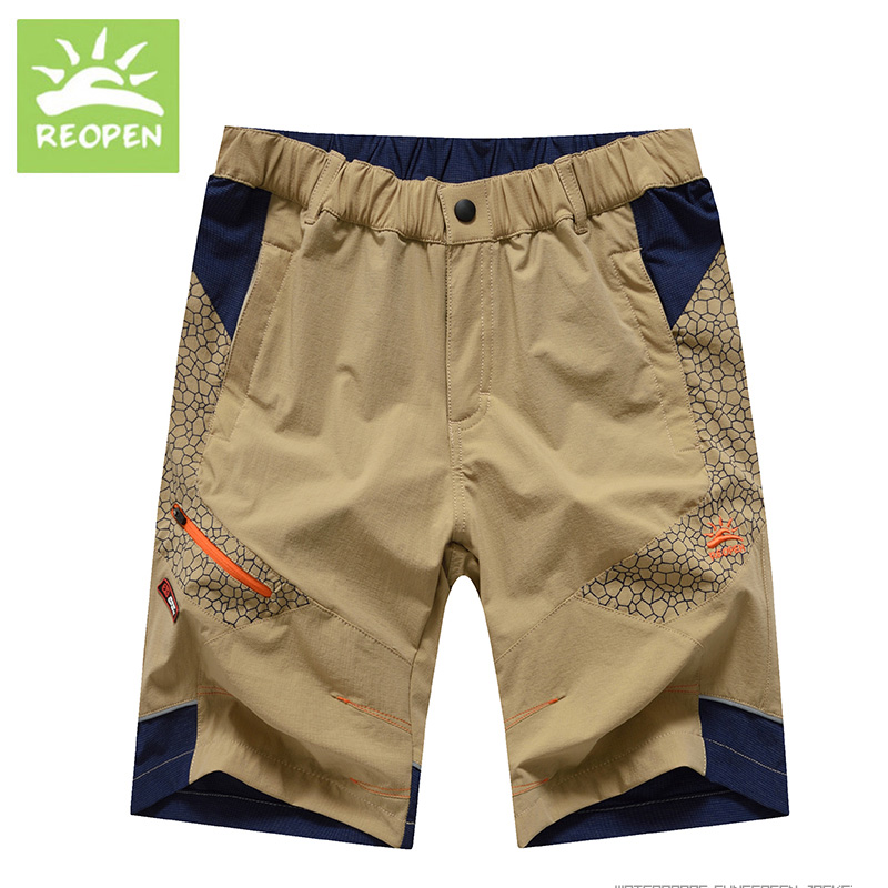 Clear Cabin Sun Stone Summer Outdoor Boy Children Speed Dry Pants 50% Pants Breathable Teenagers Quick Dry Pants Mountaineering Pants