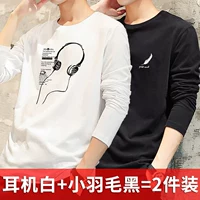 Гарнитура белая+маленькие перья черные