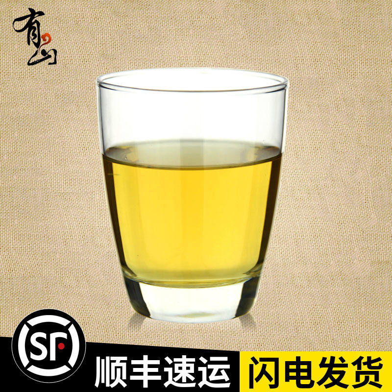 High temperature resistant thickened glass tea cup creative transparent large capacity tea cup beer mug cup of milk