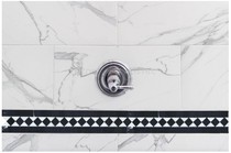Natural stone mosaic European antique waveguide skirting waistline stairs steps wall and floor decorative tiles