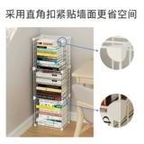 Пластиковые книжные полки Стоилка Студент Студент Ультра -Ультра -Тяга Маленькая металлическая посадка многопрофессиональные полки домашнего подоконника