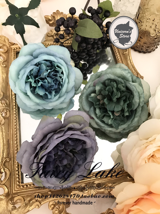 lolita son female soft girl oil painting style Rollita hand simulation flower adolescent girl writing real decoration simulation flower