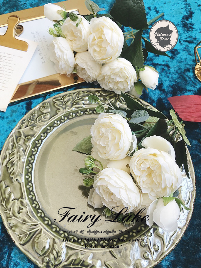 ins pos Persian rose hubbard mountain tea flower emulated floral floral floral flower flower arrangement home decoration swatting piece