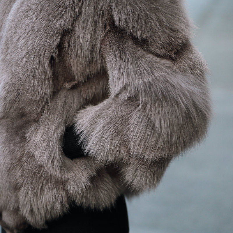 Manteau de fourrure femme - Ref 3172809 Image 4