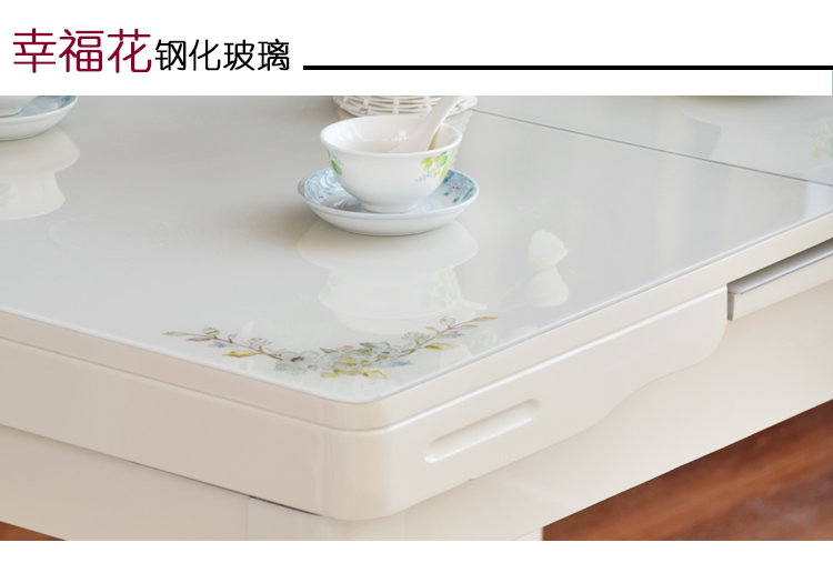 Dinette kết hợp bếp với nhiều chức năng có thể thu vào kính gỗ rắn hiện đại tối giản bàn ăn nhà - Bàn bàn học thông minh chống gù chống cận dergo