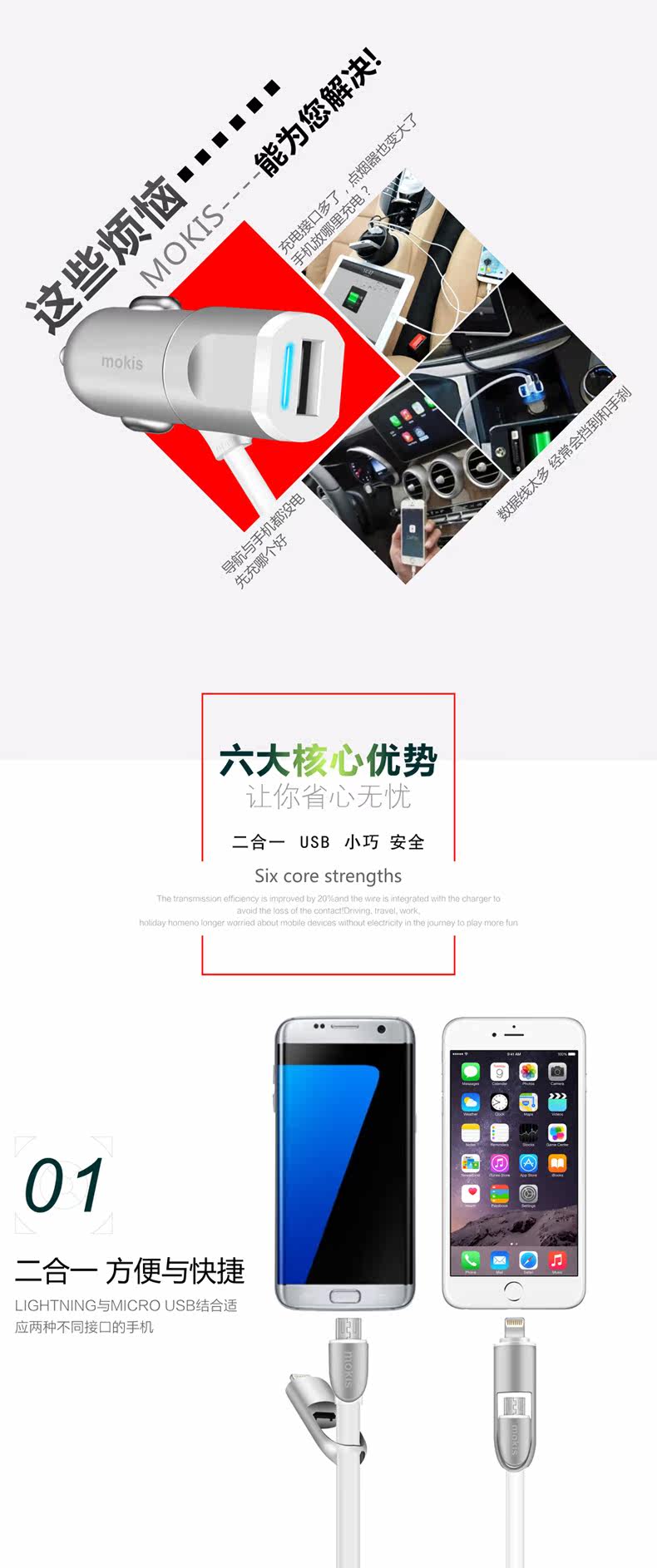 chargeur MOKIS 3.1A, 2A - Ref 1292208 Image 11